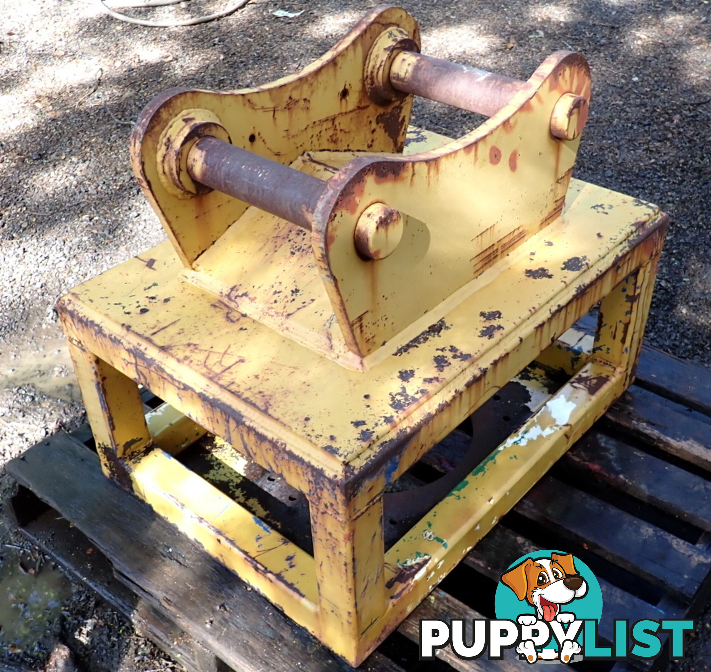 12-23 ton (70mm pin) Excavator Headstock Hitch Mounting Plate suit Cat
