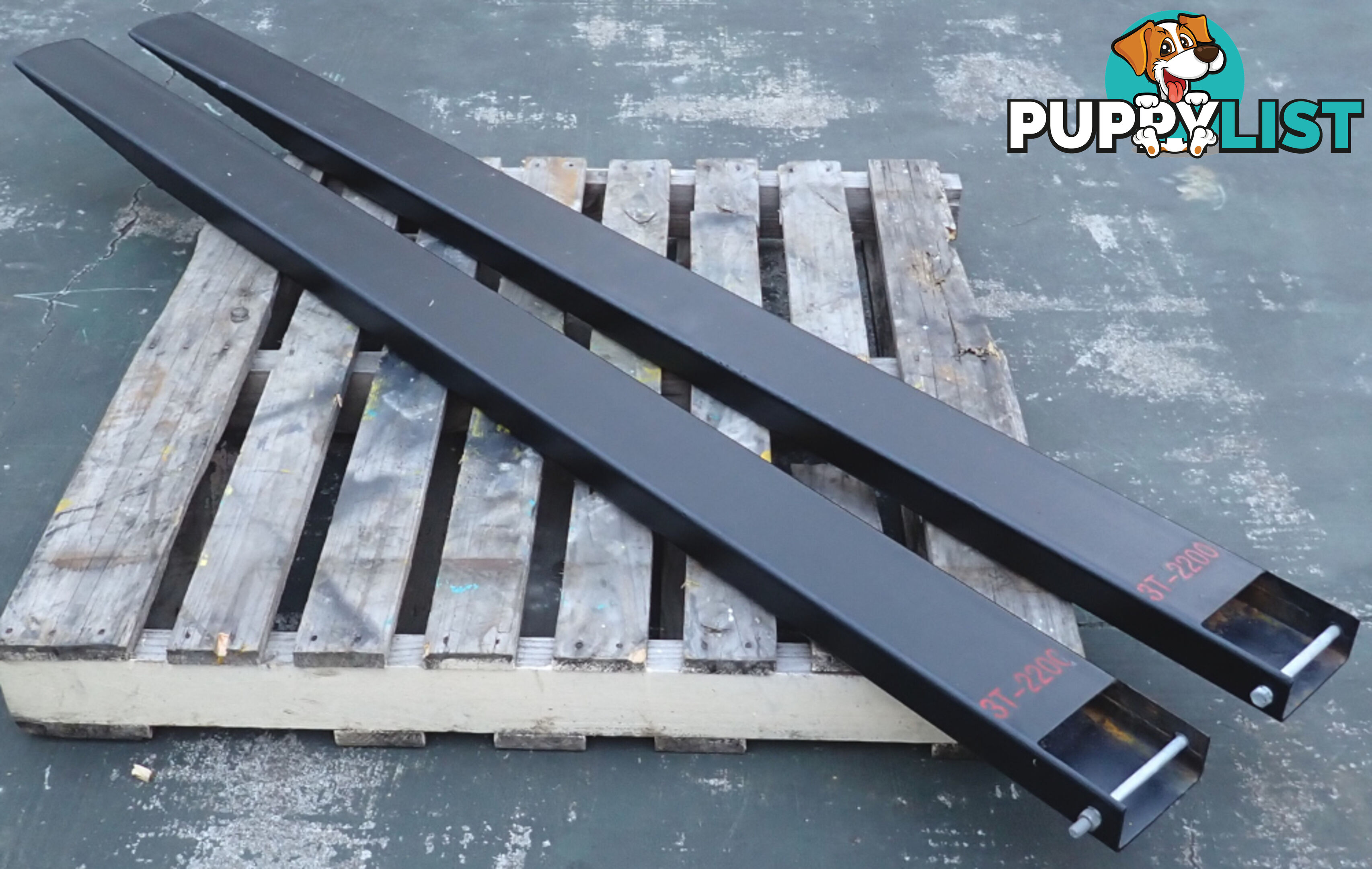 New 2.2m Heavy Duty Forklift Extension Slippers