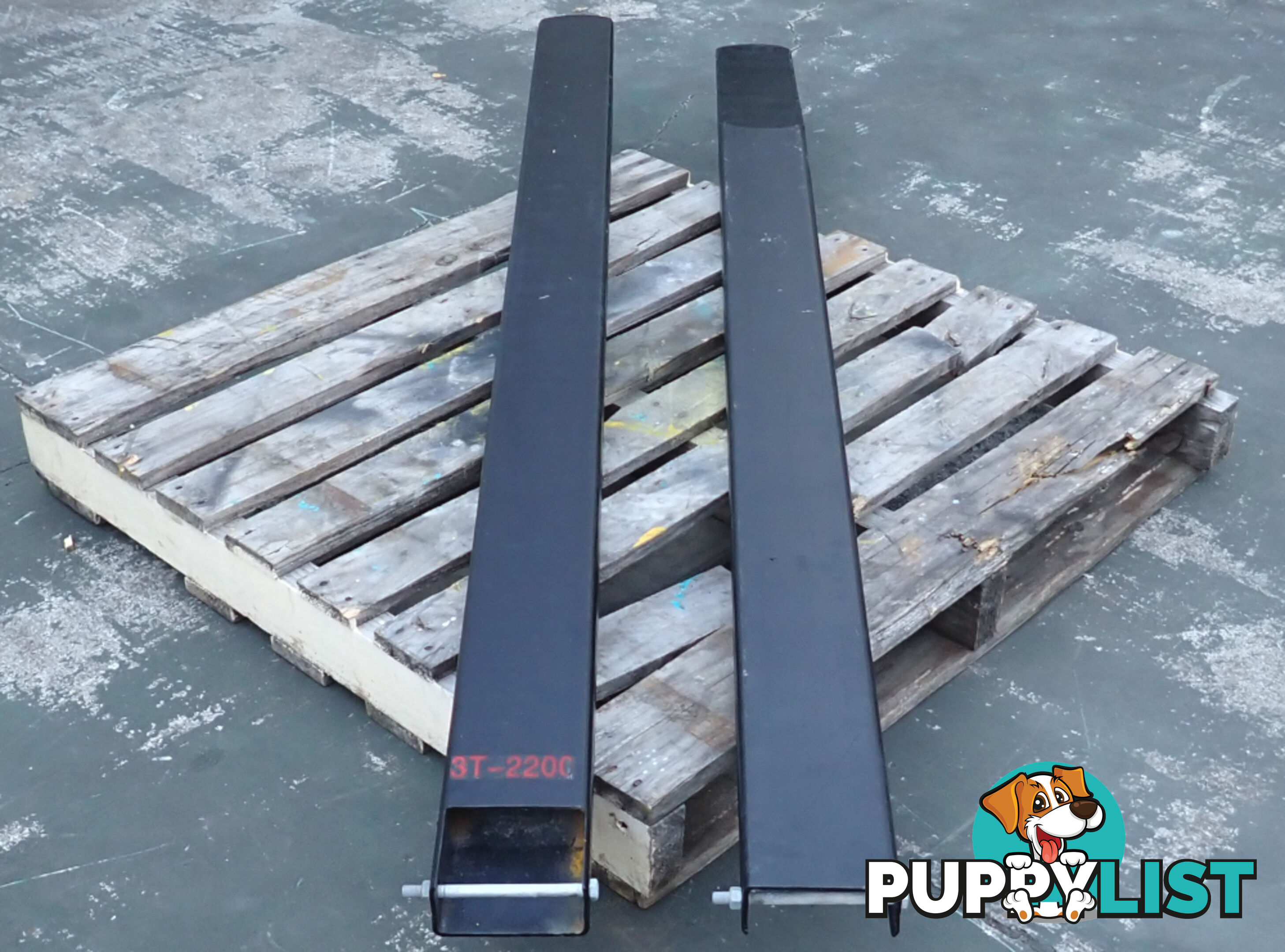 New 2.2m Heavy Duty Forklift Extension Slippers