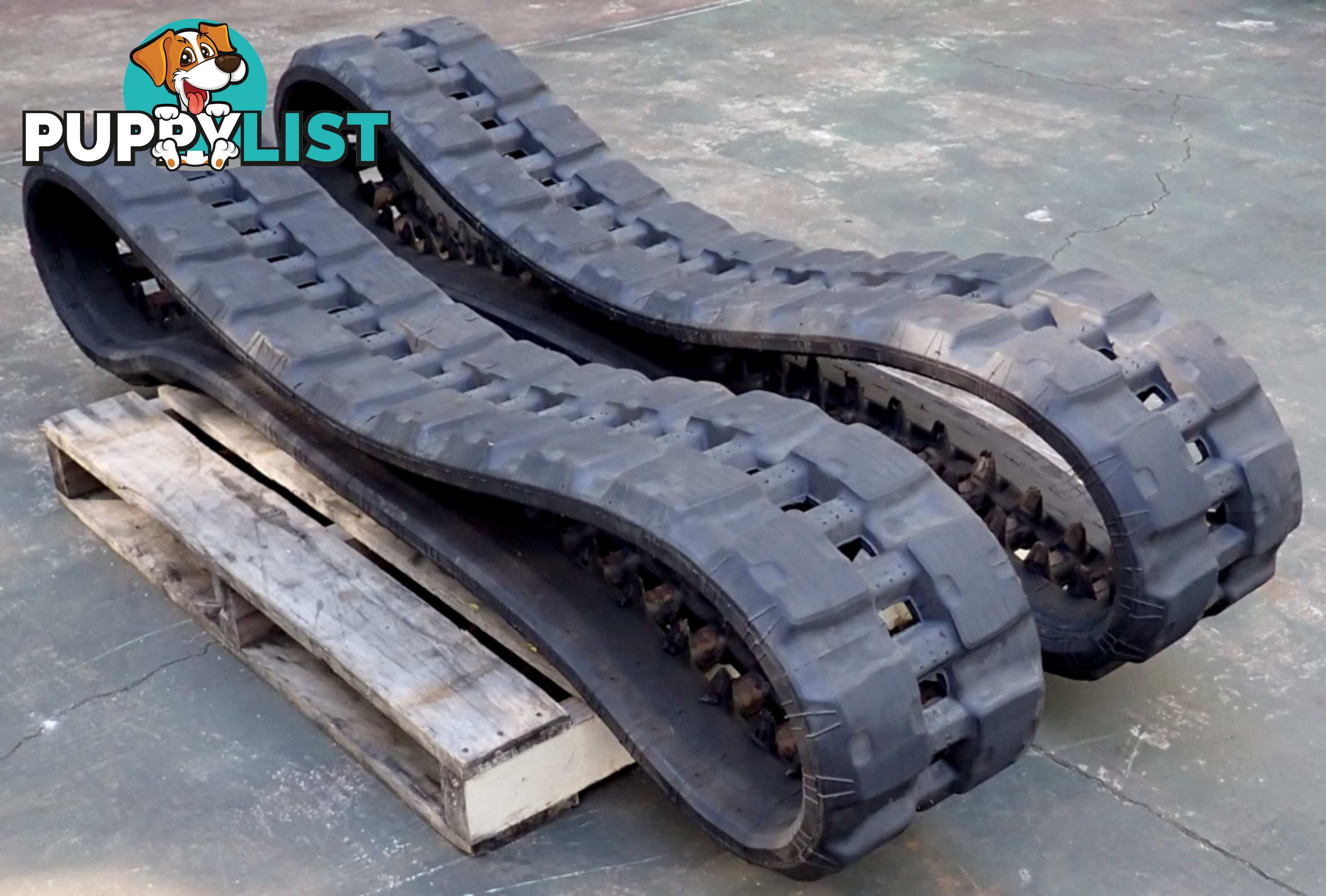 2 John Deere Track Loader / Excavator Rubber Tracks 320x86x52 suit Bobcat, JD, Komatsu, Kubota etc