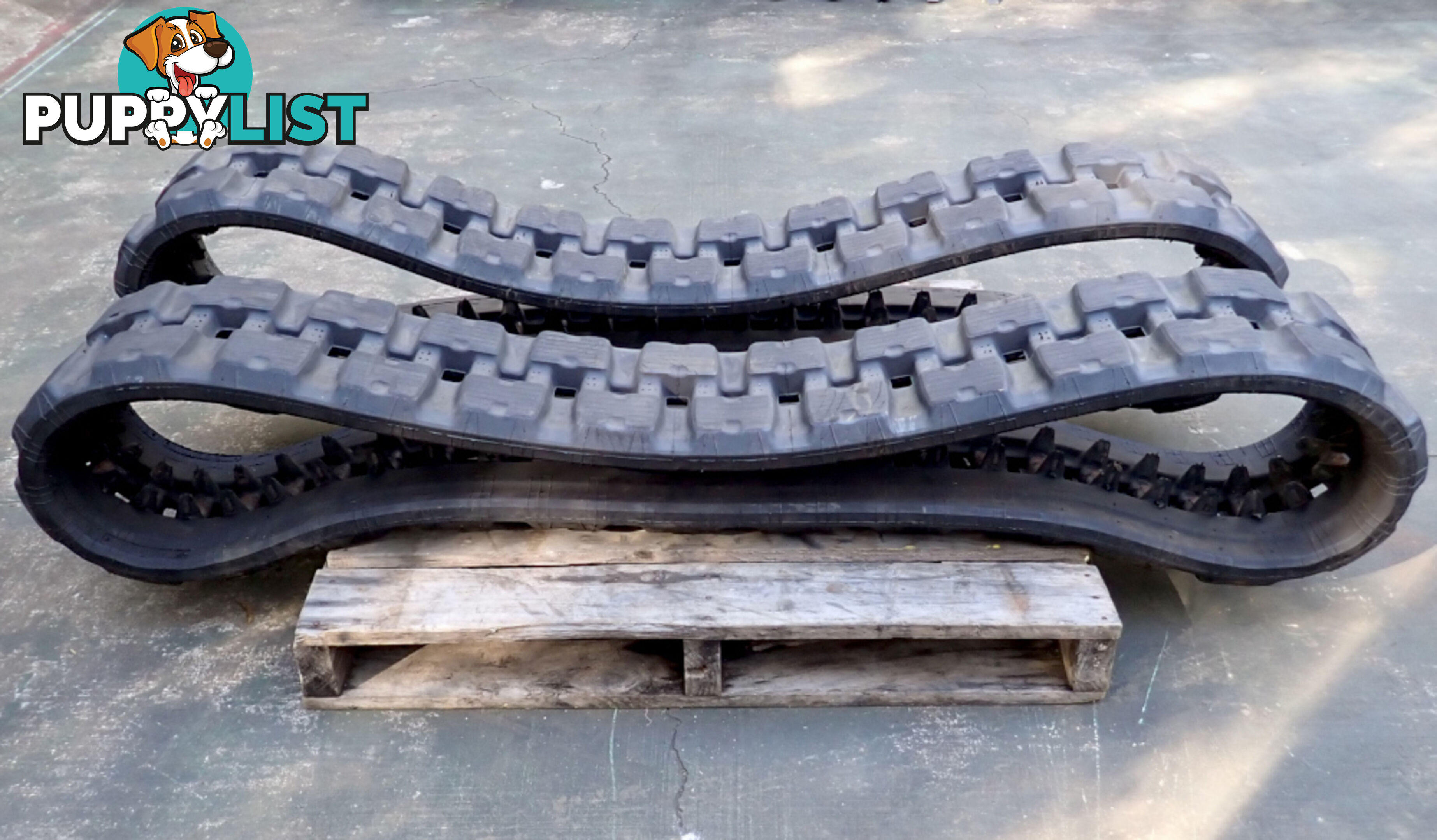 2 John Deere Track Loader / Excavator Rubber Tracks 320x86x52 suit Bobcat, JD, Komatsu, Kubota etc