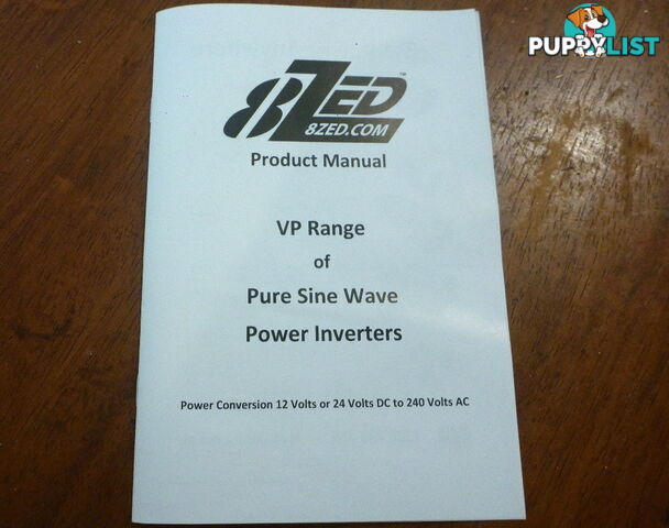 RRP $3480. New 6000w (12000w peak) 24Vdc-240Vac Pure Sine Wave Power Inverter