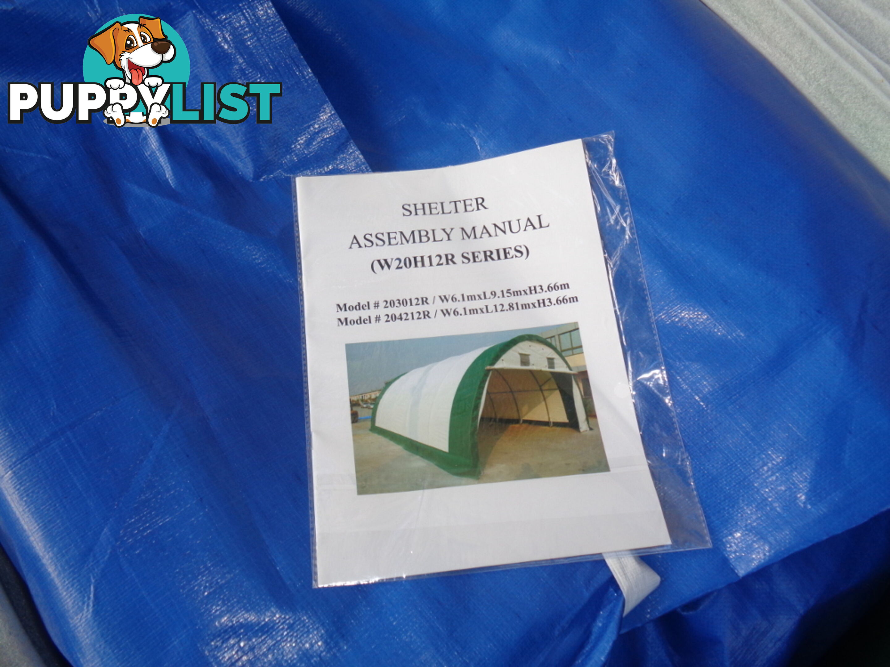 56m2 Workshop Storage Shelter Building 6m x 9m x 3.6m