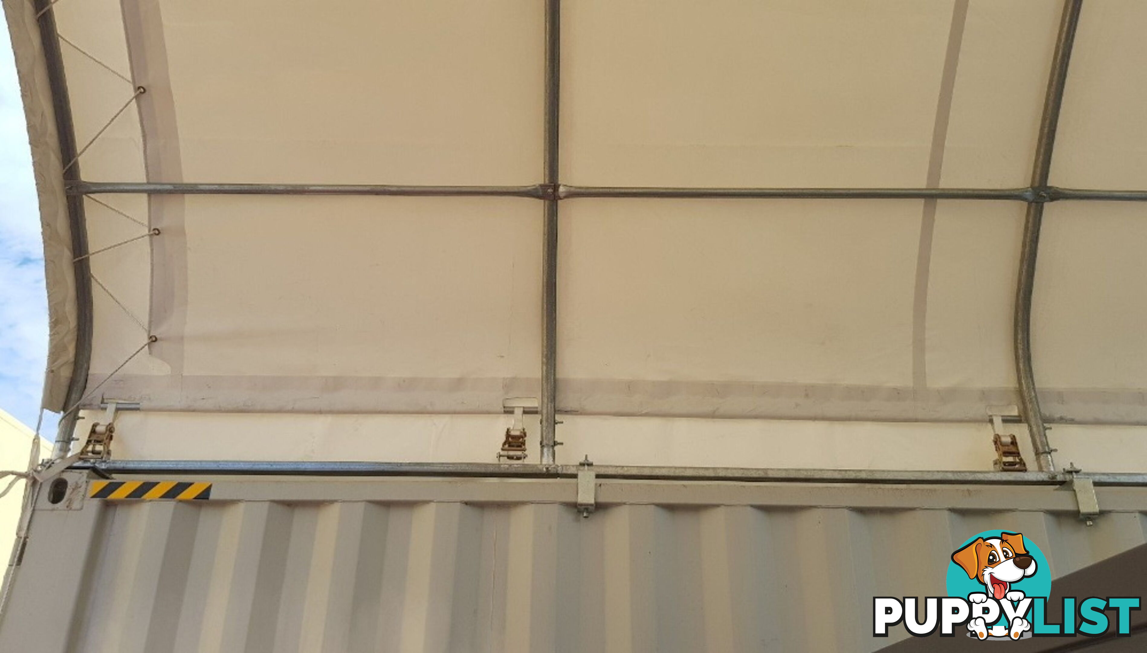 New 6m x 6m Container Shelter Workshop Igloo Dome with End Wall