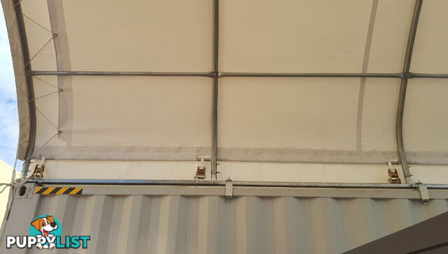 New 6m x 6m Container Shelter Workshop Igloo Dome with End Wall