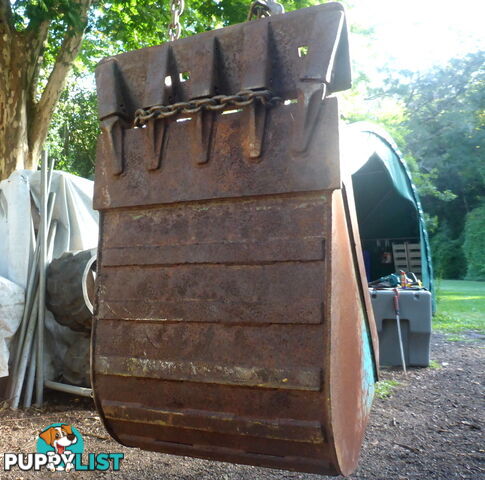 4-12 ton 600mm Norm Excavator Trenching Gummy Bucket Needs Headstock