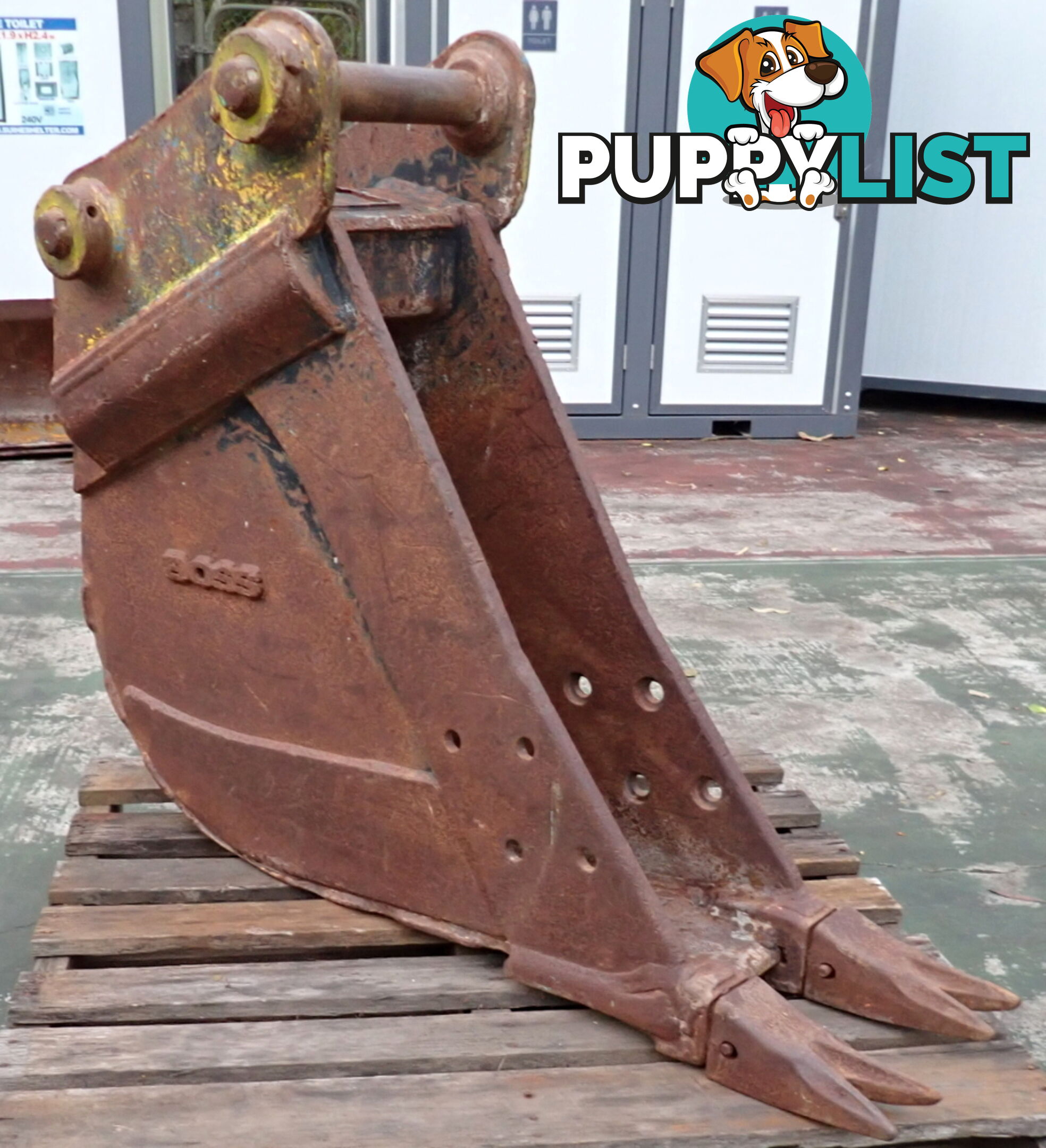 9-22 ton (65mm pin) Boss 280mm Heavy Duty Excavator Trenching Bucket