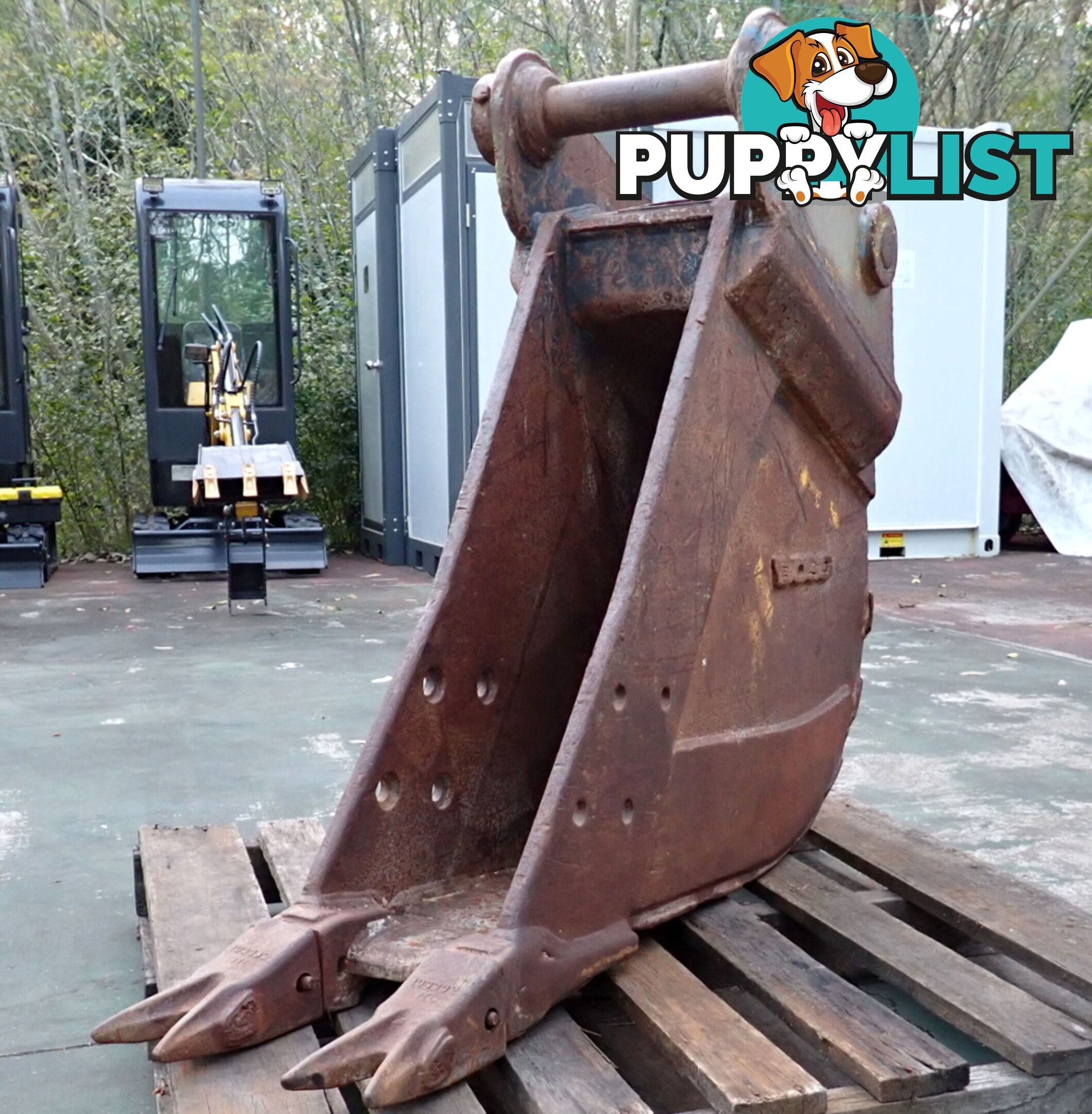 9-22 ton (65mm pin) Boss 280mm Heavy Duty Excavator Trenching Bucket