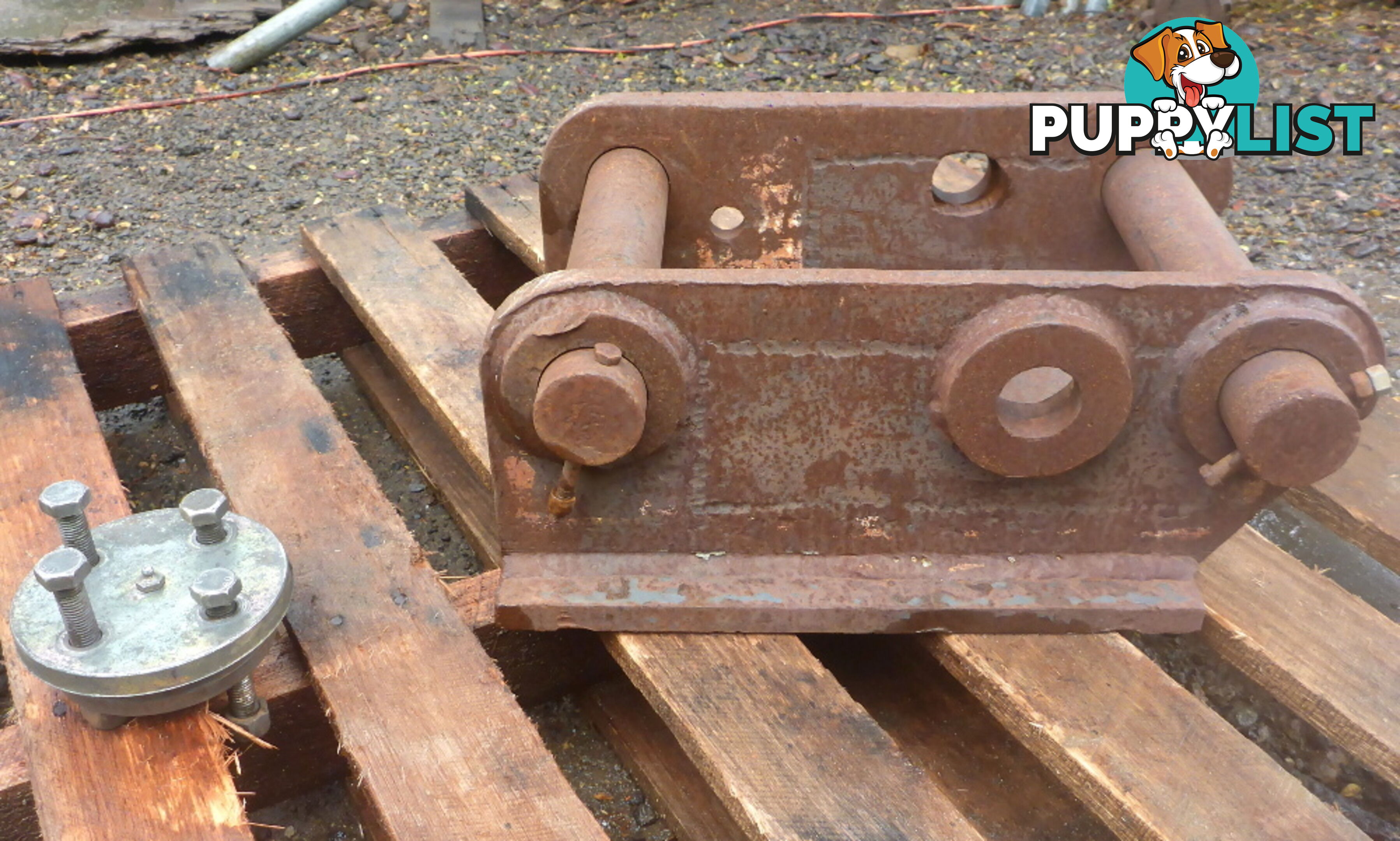 9-20 ton (60mm pin) Excavator Fixed/Pivoting Headstock Hitch Mounting Plate