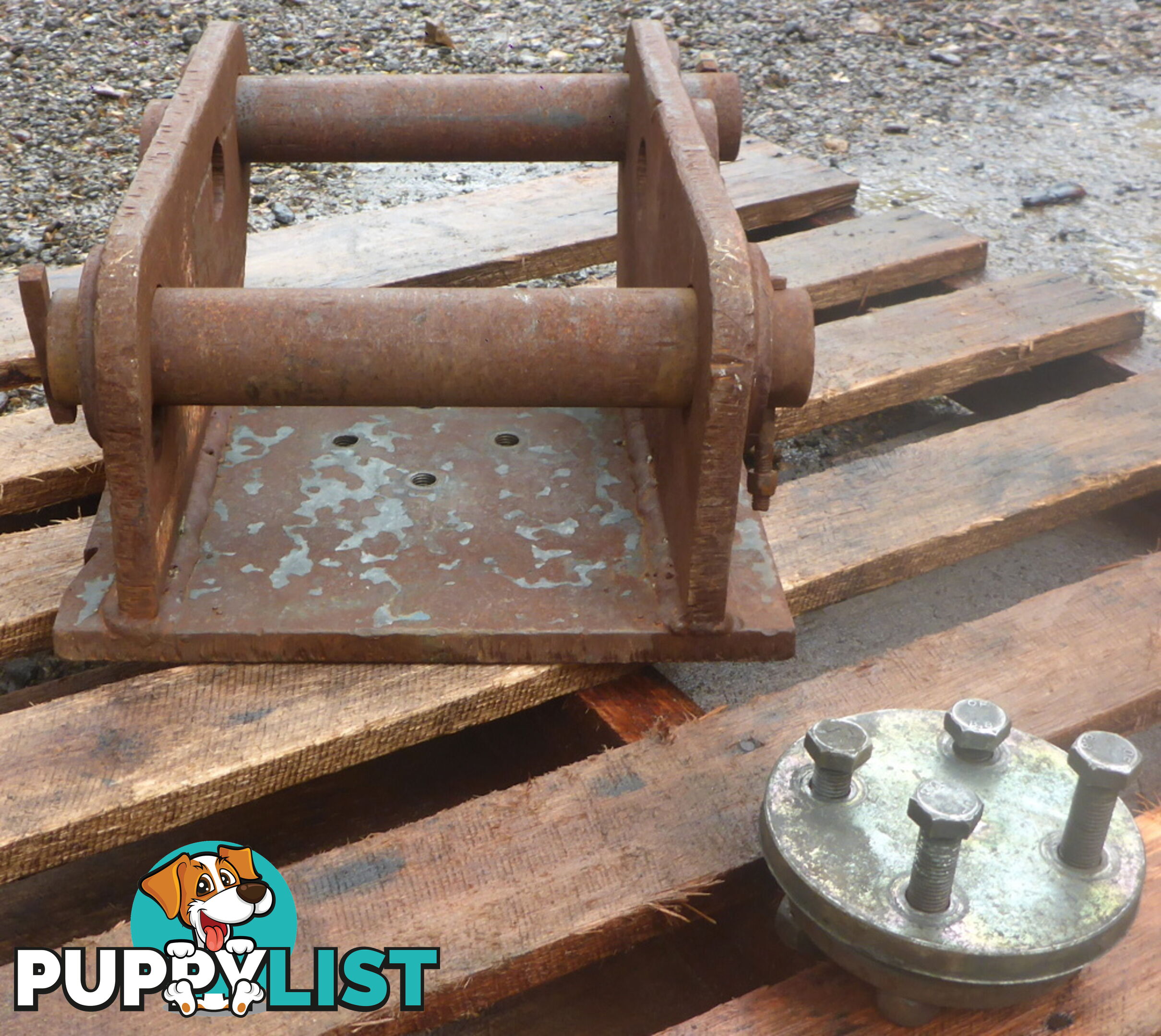 9-20 ton (60mm pin) Excavator Fixed/Pivoting Headstock Hitch Mounting Plate