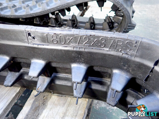2 New Mini Excavator Rubber Tracks 180x72x37 suit Kobelco, Komatsu, Kubota, Yanmar etc