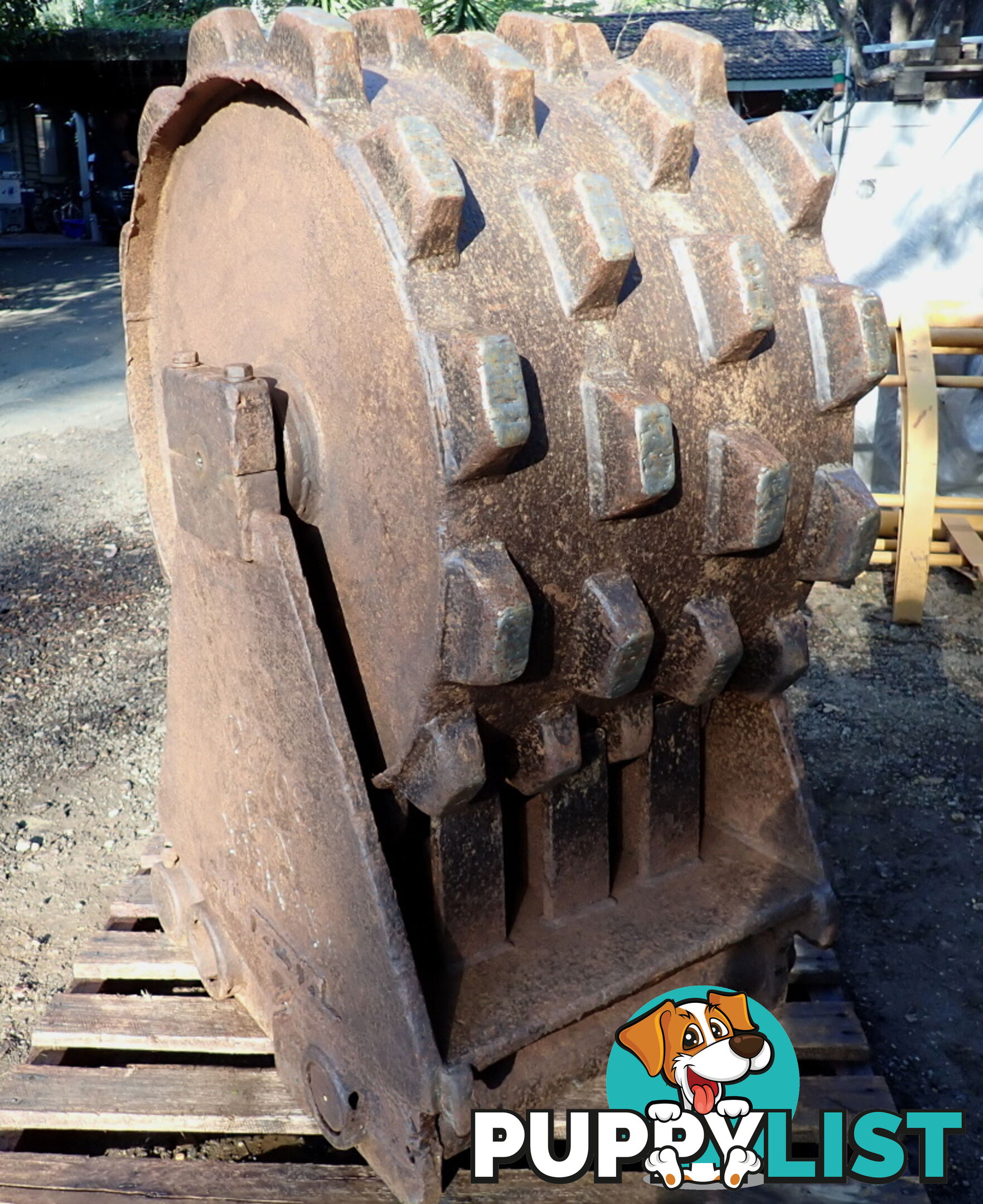 22-50 ton (100/90/80mm pin) Titan Excavator Compaction Wheel