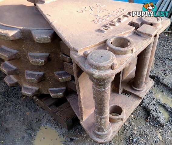 22-50 ton (100/90/80mm pin) Titan Excavator Compaction Wheel