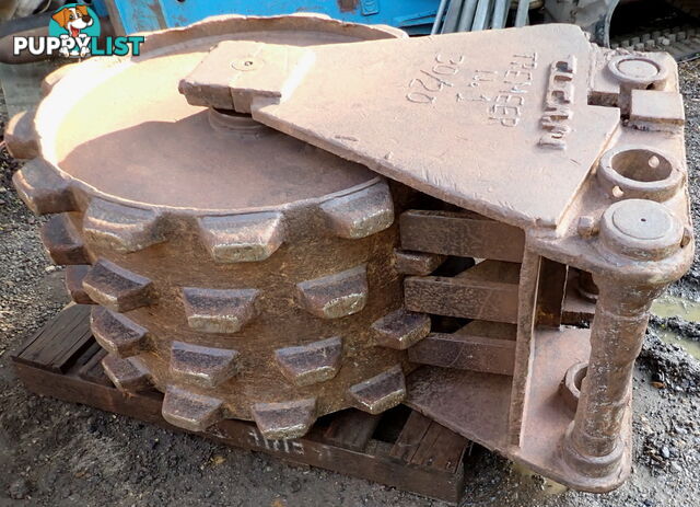 22-50 ton (100/90/80mm pin) Titan Excavator Compaction Wheel