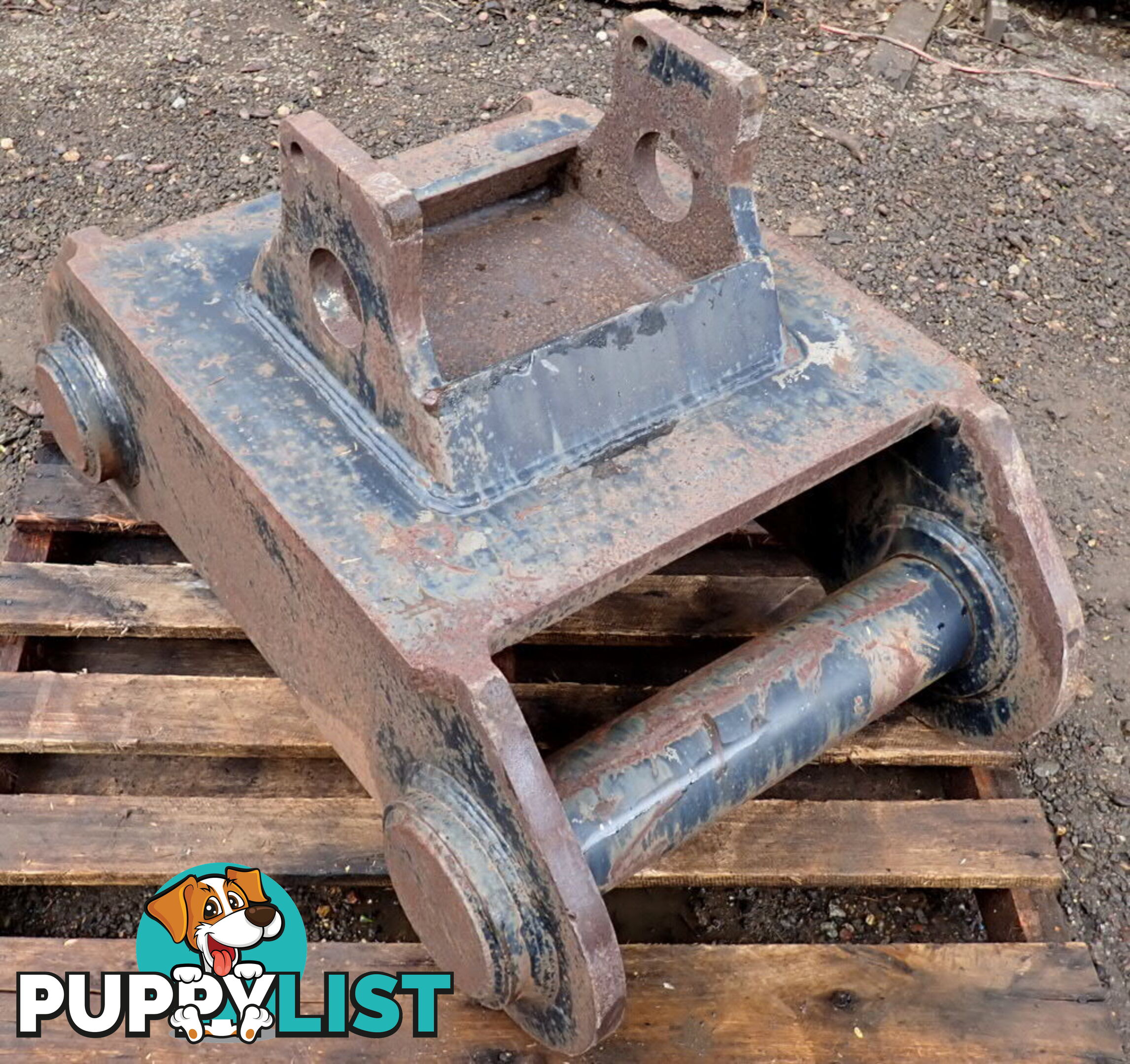 35-80 ton (130/115mm pin) Excavator Headstock Hitch Mounting Plate