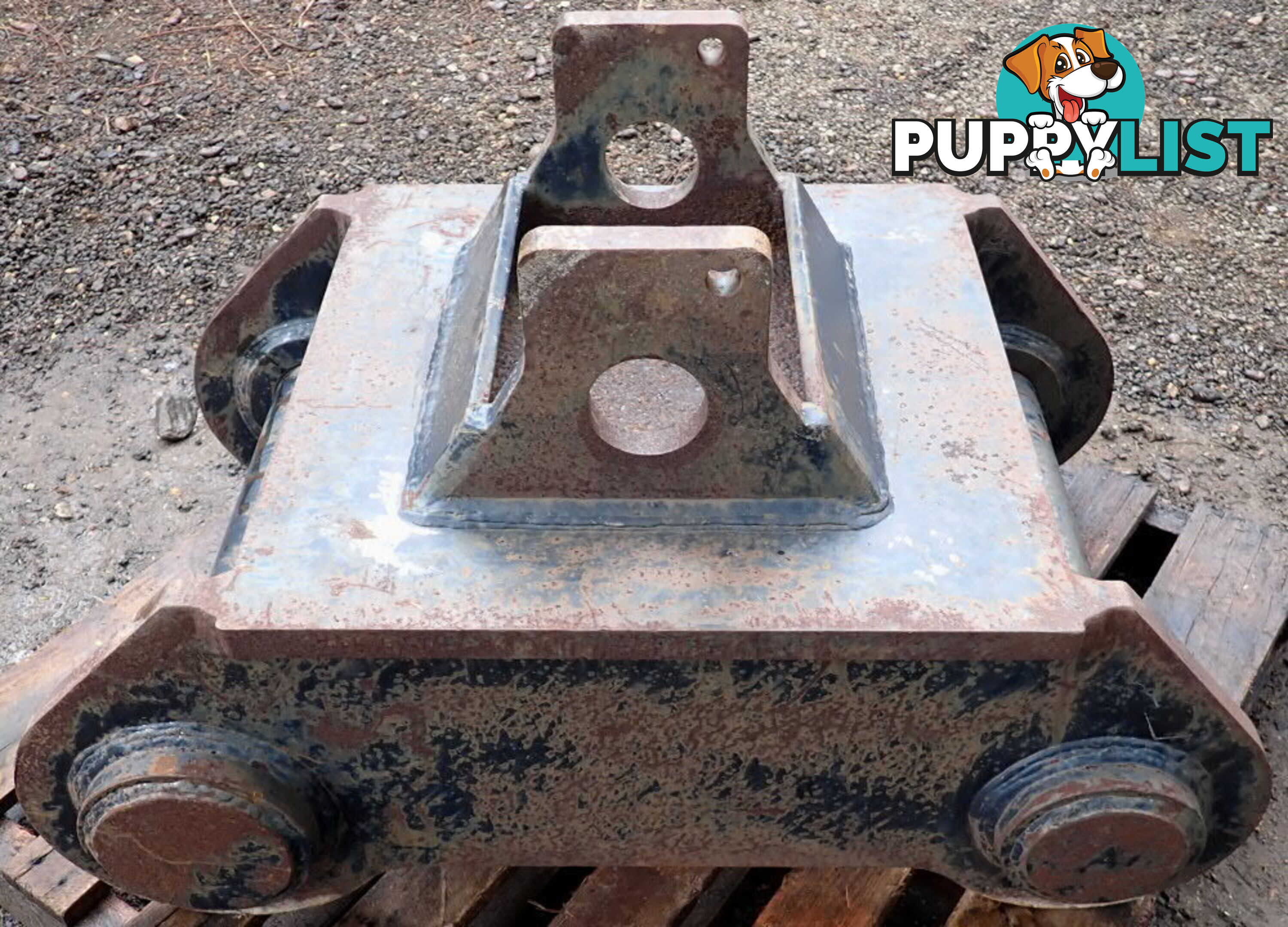 35-80 ton (130/115mm pin) Excavator Headstock Hitch Mounting Plate