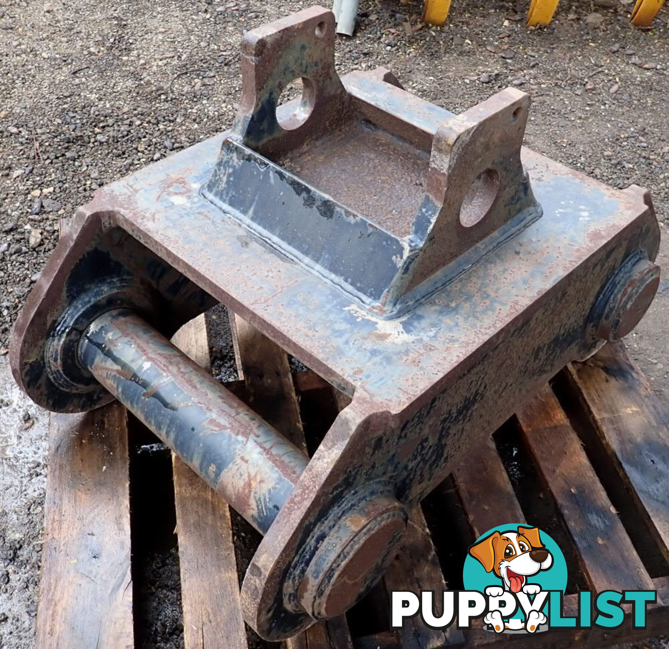 35-80 ton (130/115mm pin) Excavator Headstock Hitch Mounting Plate