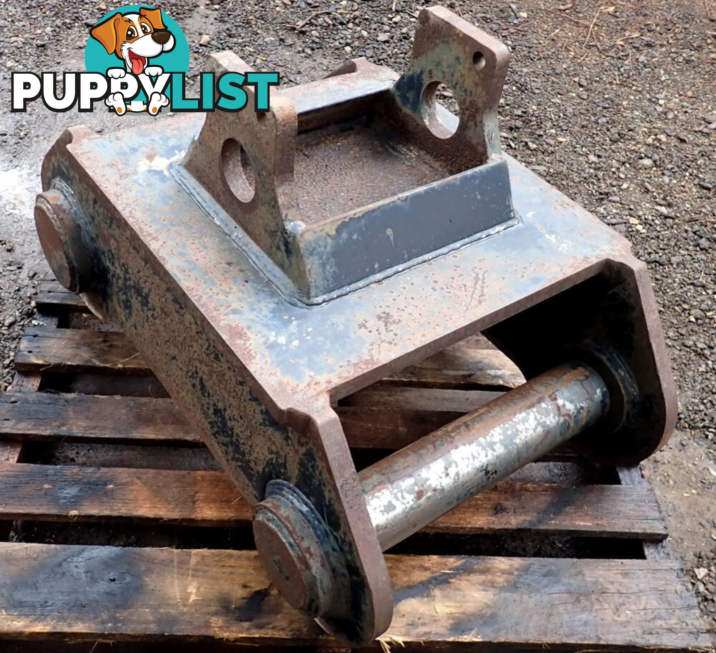 35-80 ton (130/115mm pin) Excavator Headstock Hitch Mounting Plate