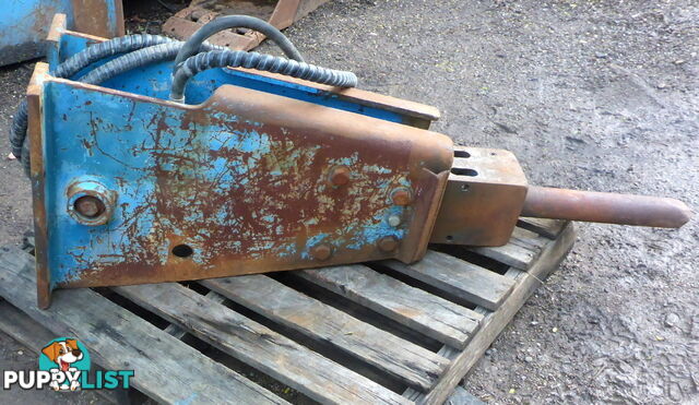 Used 4-10 ton Excavator Hydraulic Hammer Rock Breaker & separate Headstock