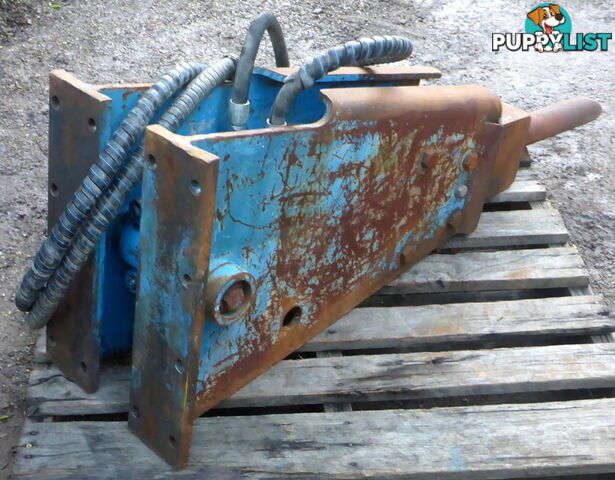 Used 4-10 ton Excavator Hydraulic Hammer Rock Breaker & separate Headstock