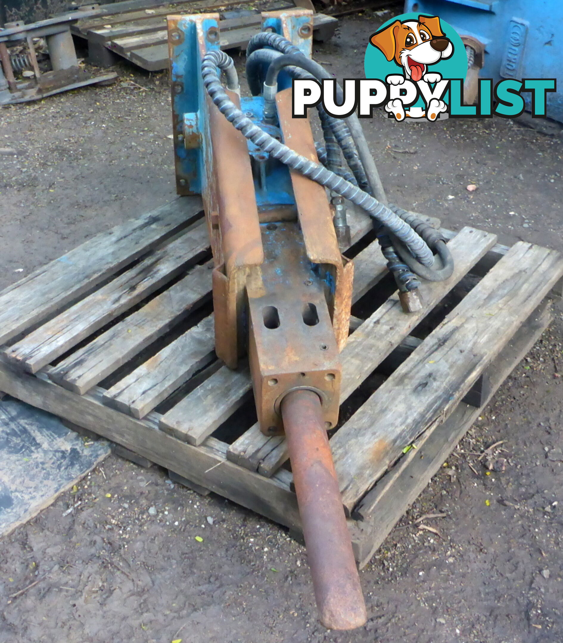 Used 4-10 ton Excavator Hydraulic Hammer Rock Breaker & separate Headstock