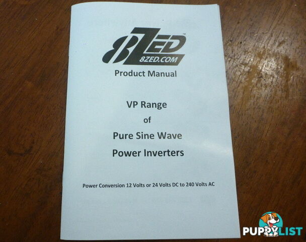 RRP $3480. New 6000w (12000w peak) 24Vdc-240Vac Pure Sine Wave Power Inverter