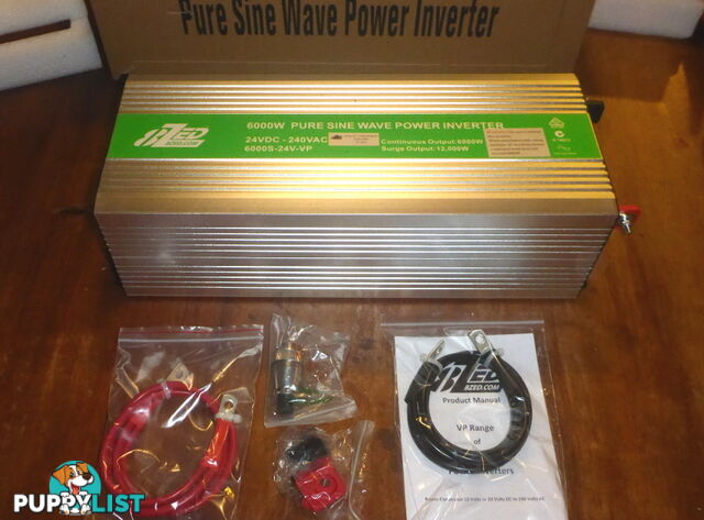 RRP $3480. New 6000w (12000w peak) 24Vdc-240Vac Pure Sine Wave Power Inverter