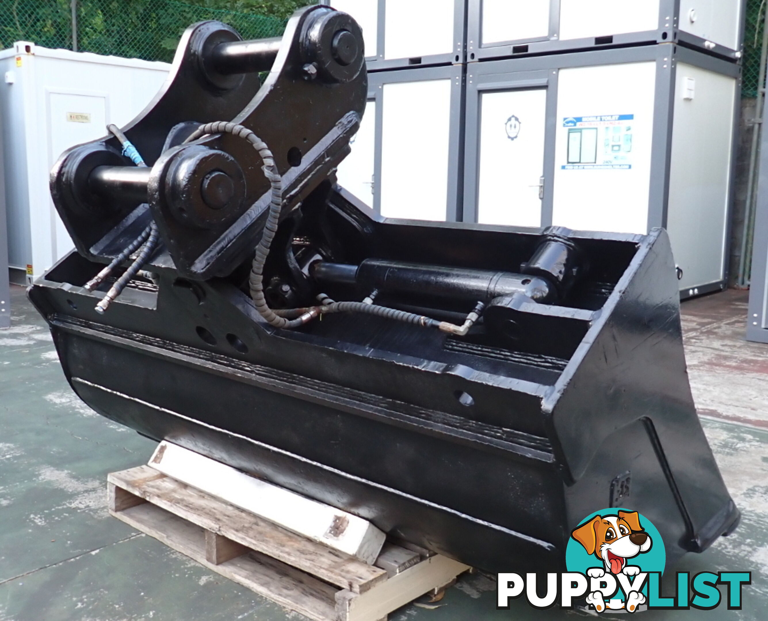 22-47 ton (90mm pin) 2100mm JB/AHE Excavator Tilting Mud Batter Bucket