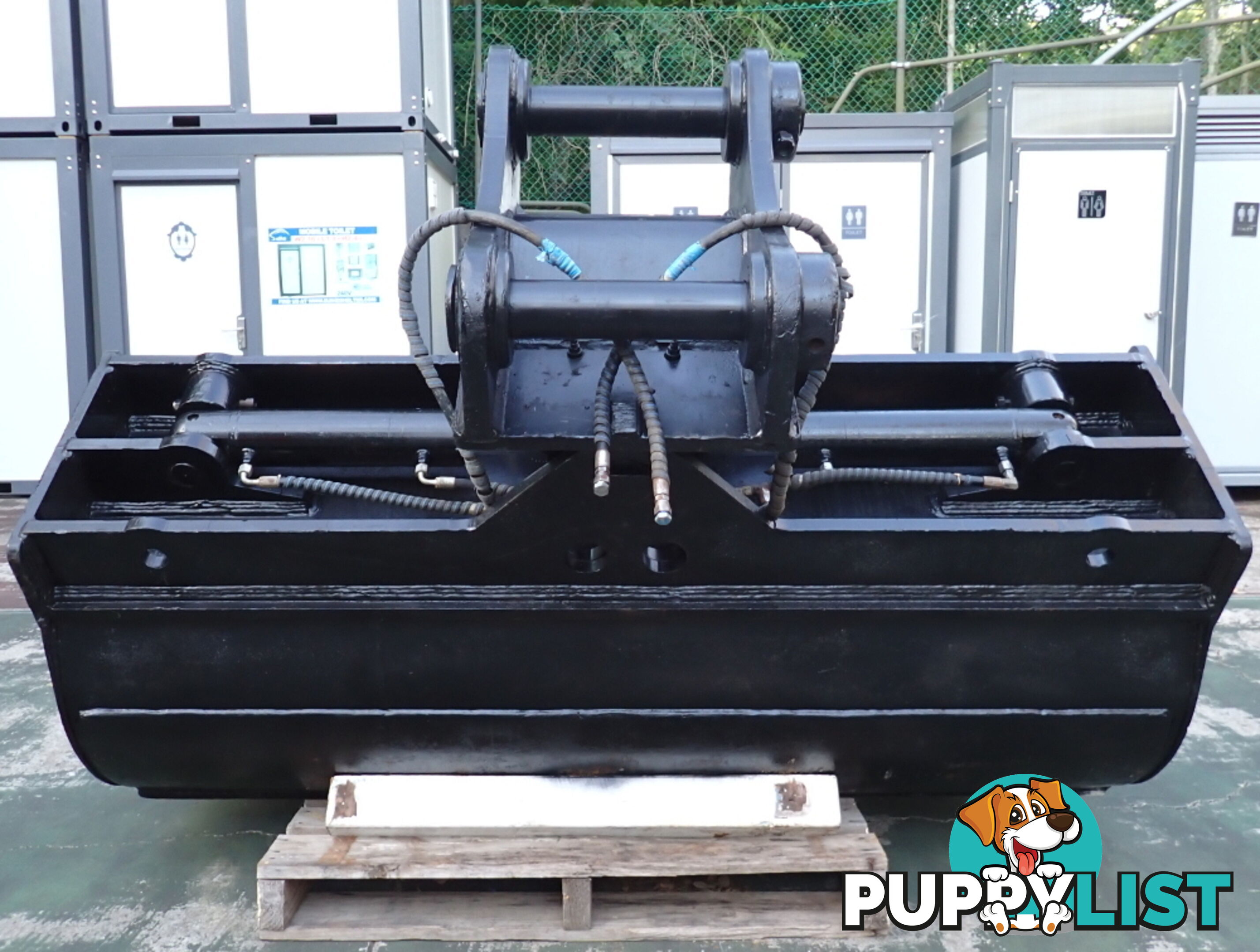 22-47 ton (90mm pin) 2100mm JB/AHE Excavator Tilting Mud Batter Bucket
