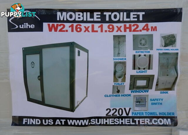 New Portable Toilet Shower Bathroom Restroom Ablution Block