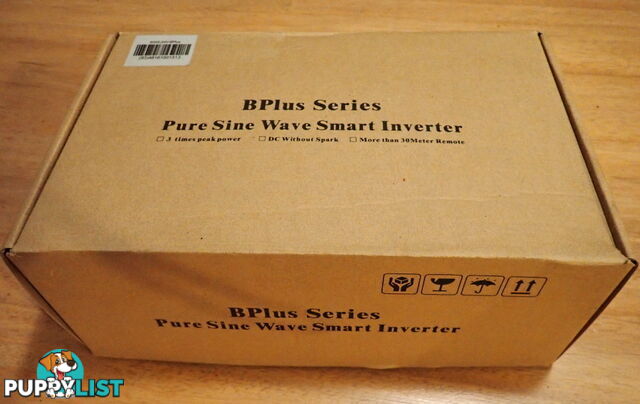 RRP $560. New 600w (1800w peak) 24Vdc-240Vac Pure Sine Wave Smart Power Inverter