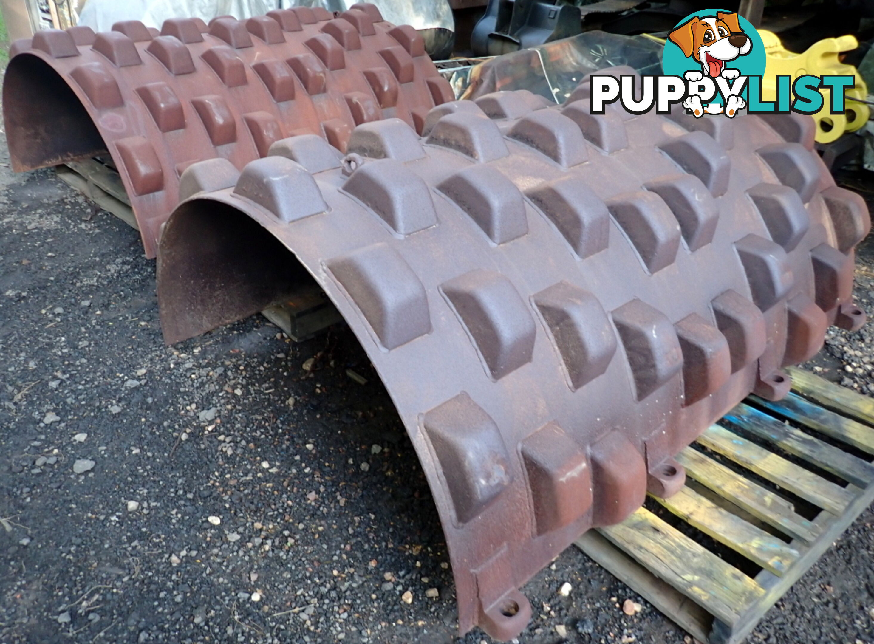 Padfoot Drum Roller Compactor Over Smooth Shell Kit 2120mm x 1535mm for Dynapac