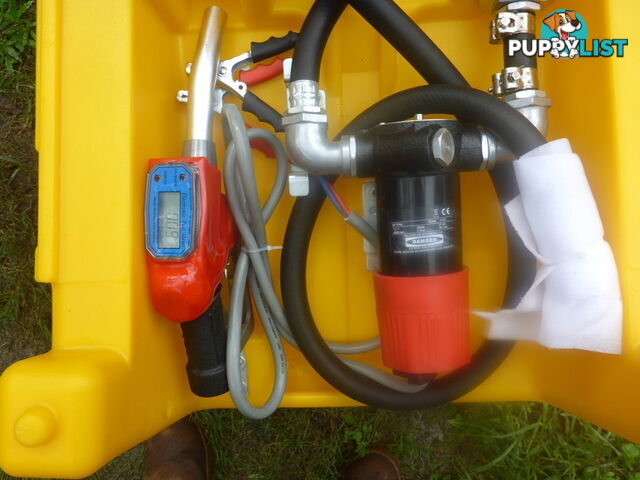 New 240L Diesel Fuel Cell Tank with 12v Pump & Bowser trigger & Fuel Meter