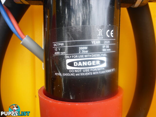 New 240L Diesel Fuel Cell Tank with 12v Pump & Bowser trigger & Fuel Meter