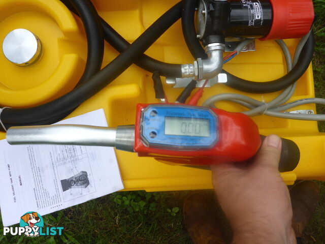 New 240L Diesel Fuel Cell Tank with 12v Pump & Bowser trigger & Fuel Meter