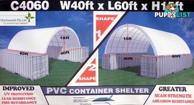 New 12m x 18m (223m2) Container Shelter Workshop Igloo Dome