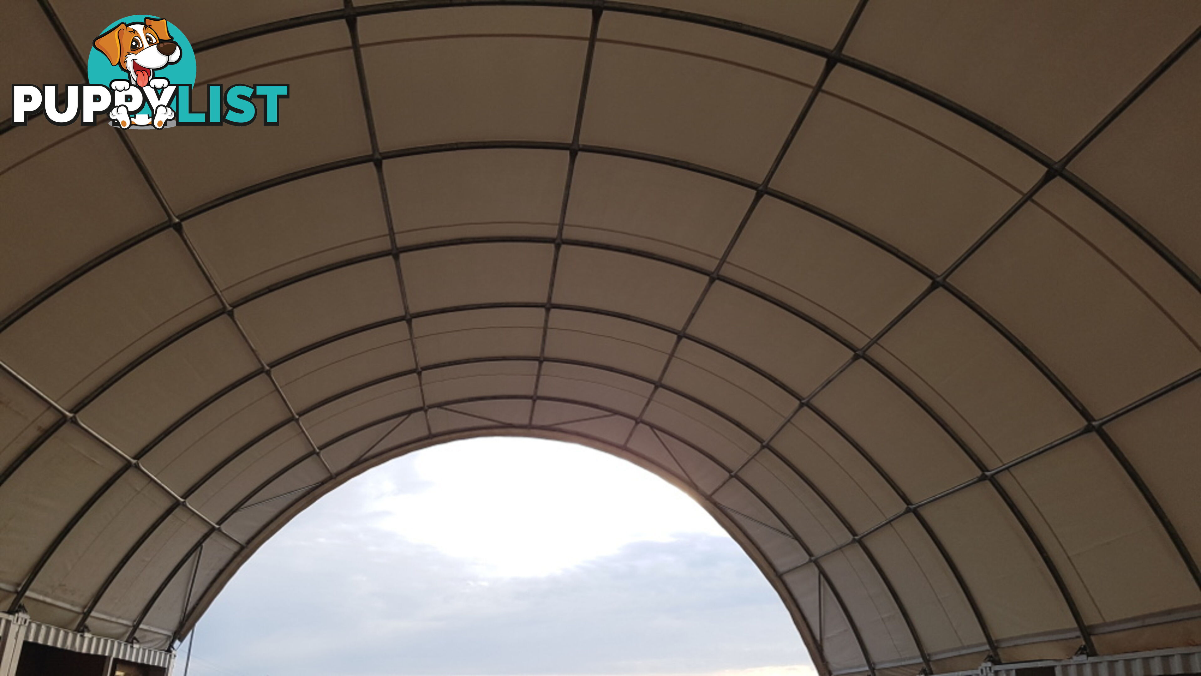 New 12m x 18m (223m2) Container Shelter Workshop Igloo Dome
