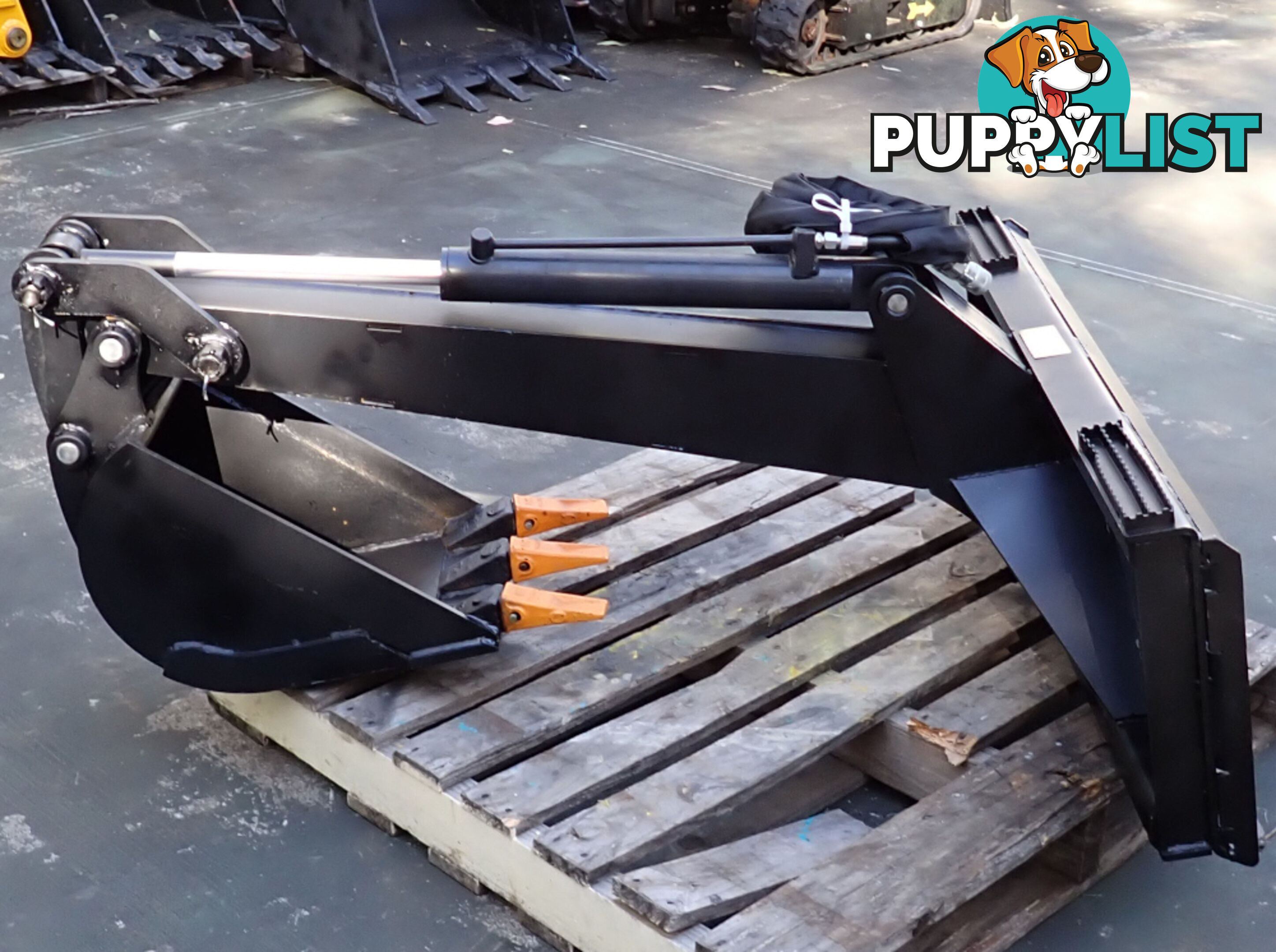 New Backhoe Arm for Skid Steer, Tractor, Track Loader