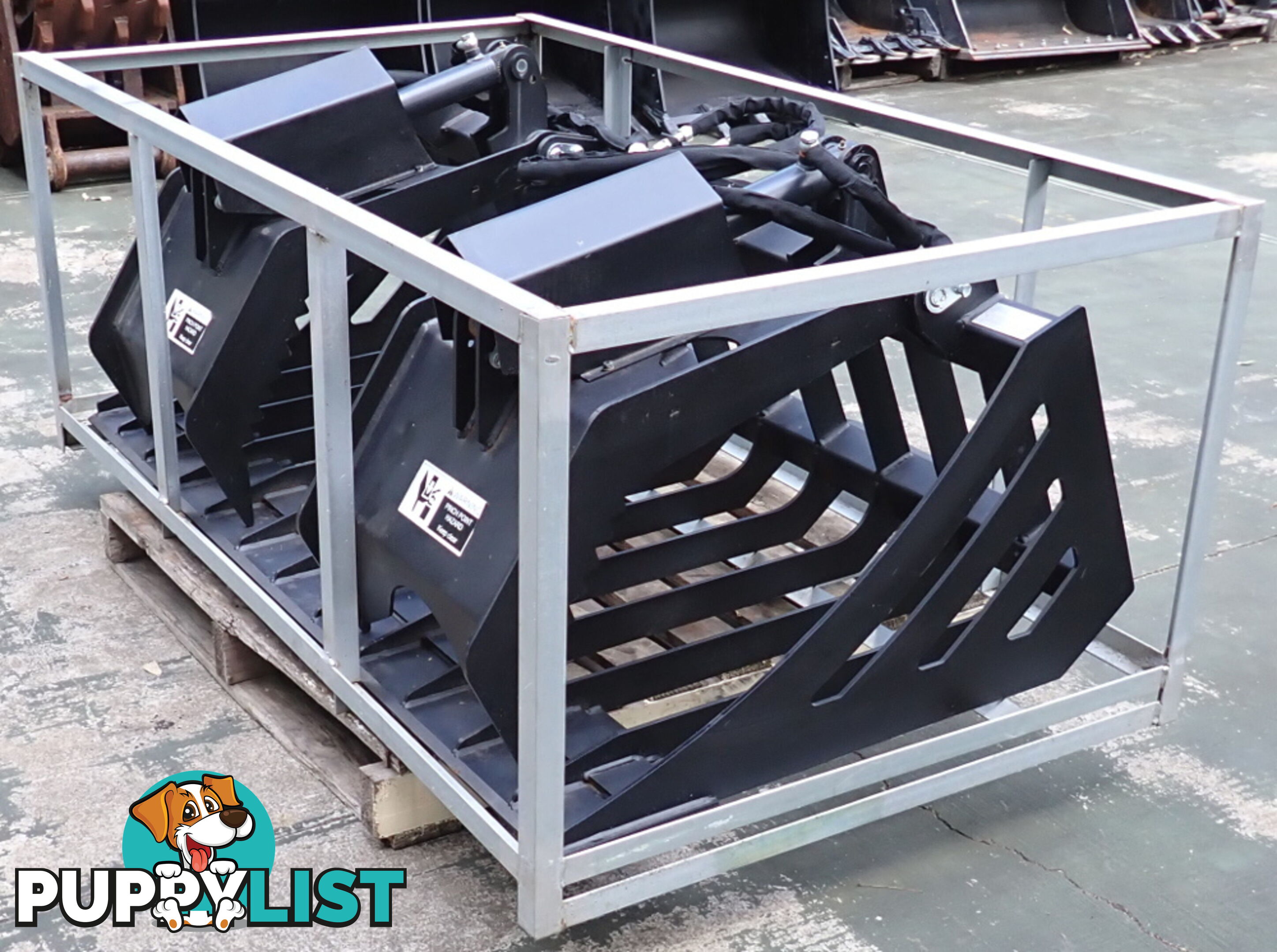 New Rock Grapple Sieve Bucket, Tractor, Skid Steer, Track Loader