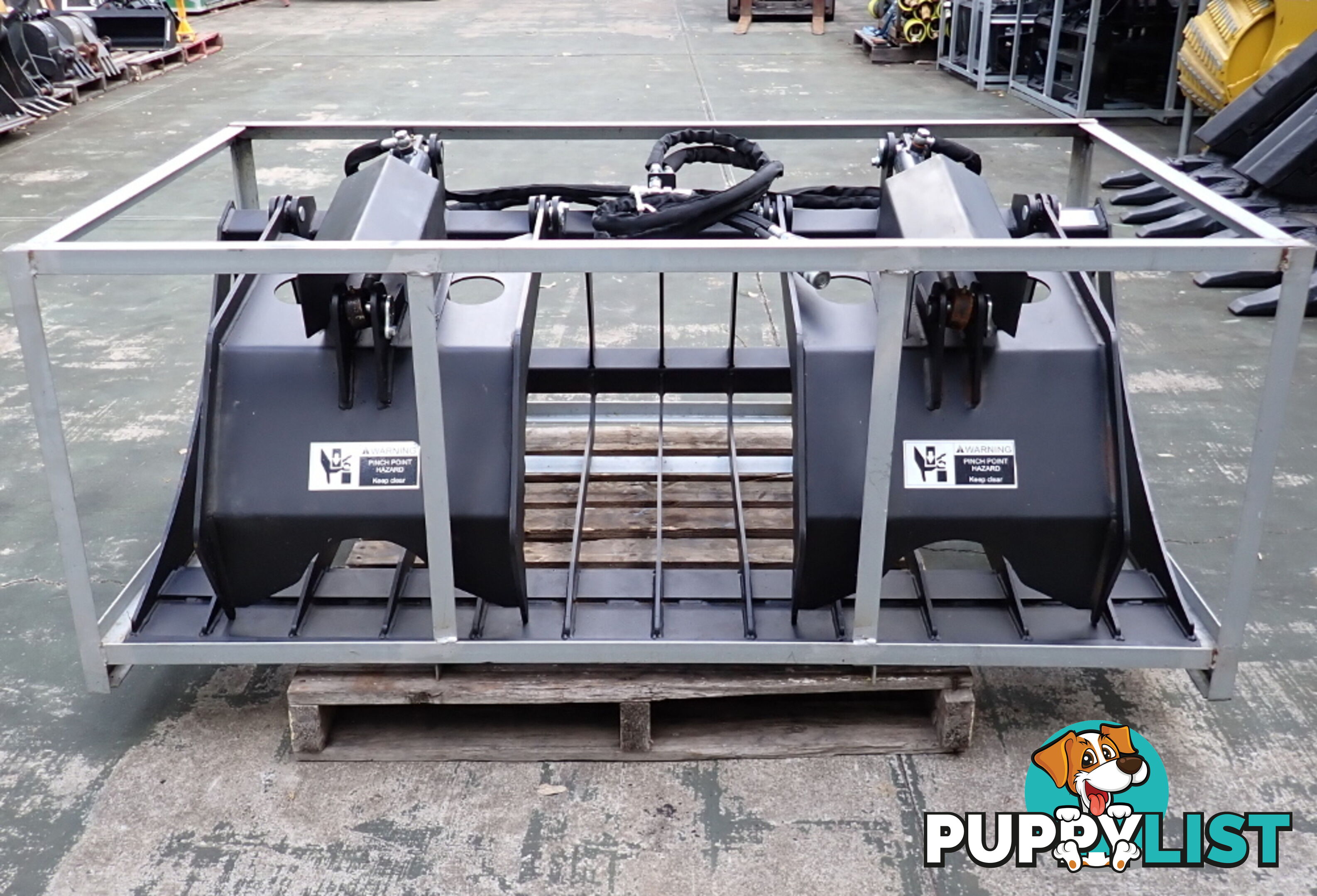 New Rock Grapple Sieve Bucket, Tractor, Skid Steer, Track Loader