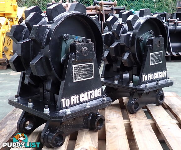 New 3-8 ton (45mm or 40mm pin) Excavator Roller Compaction Wheel