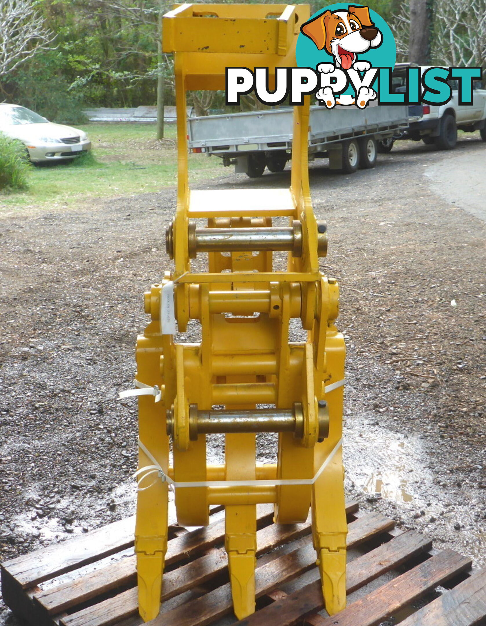 New 8-20 ton (65mm Pin) Excavator 5 Finger Mechanical Grapple Grab