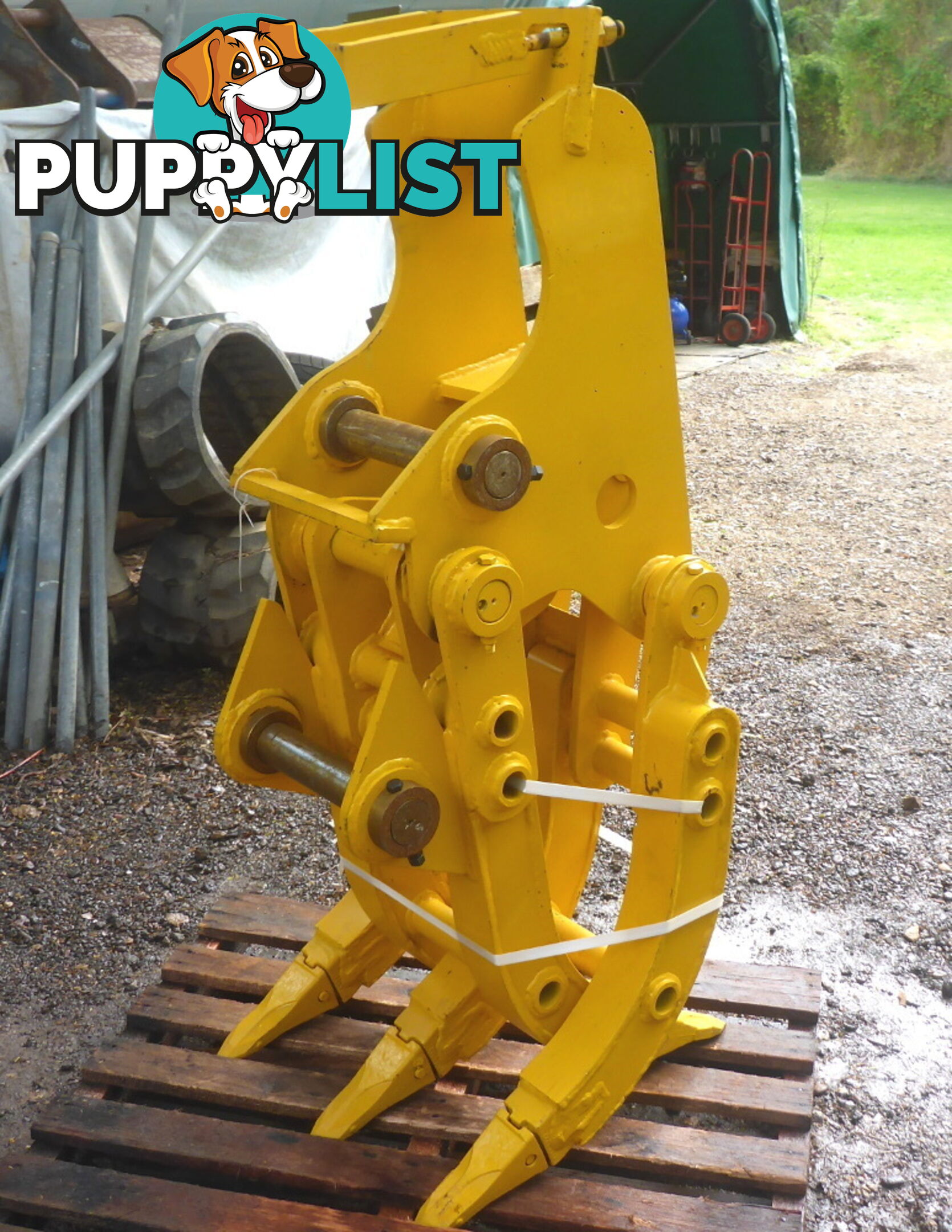New 8-20 ton (65mm Pin) Excavator 5 Finger Mechanical Grapple Grab