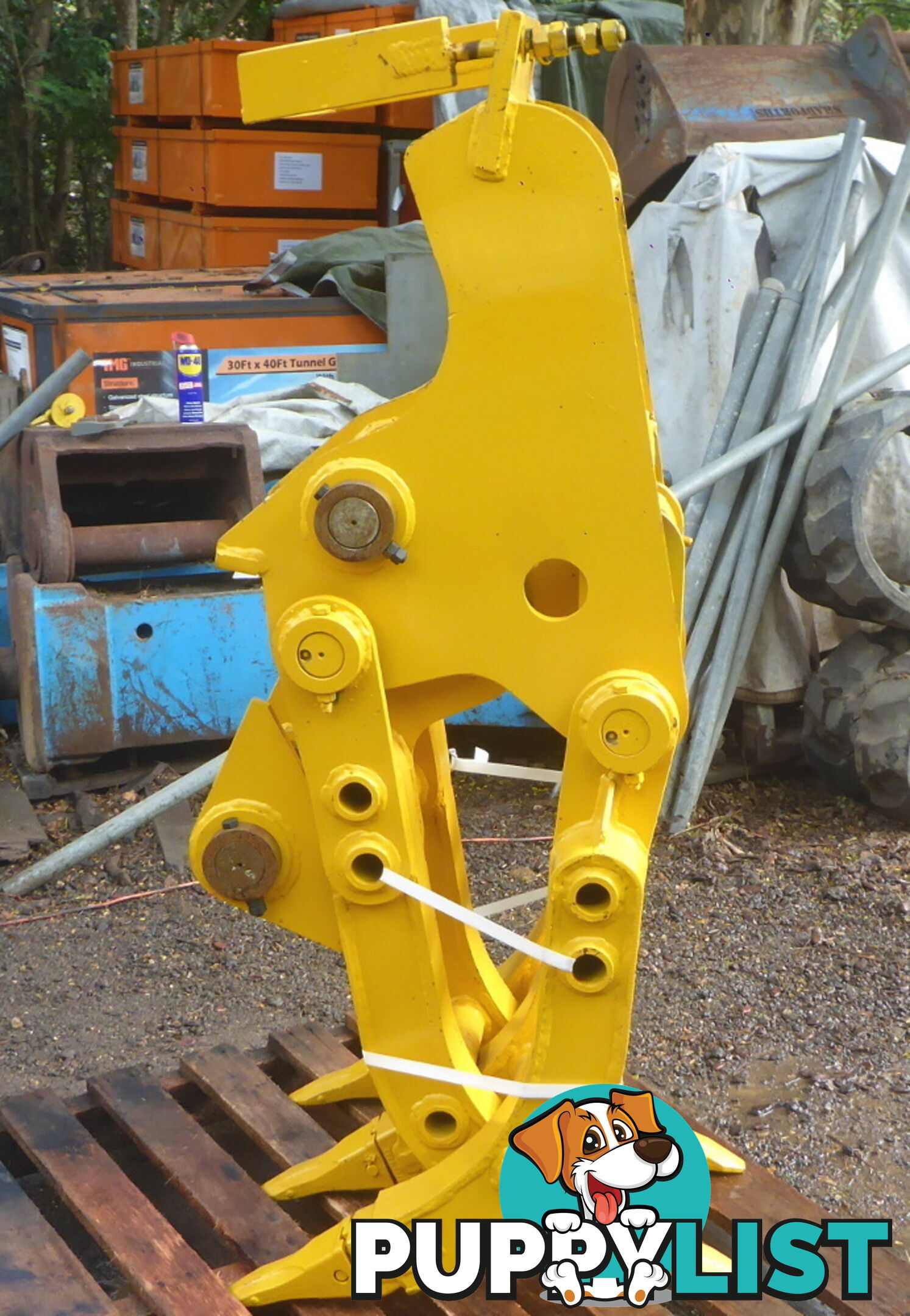 New 8-20 ton (65mm Pin) Excavator 5 Finger Mechanical Grapple Grab