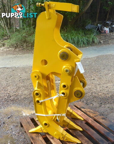 New 8-20 ton (65mm Pin) Excavator 5 Finger Mechanical Grapple Grab