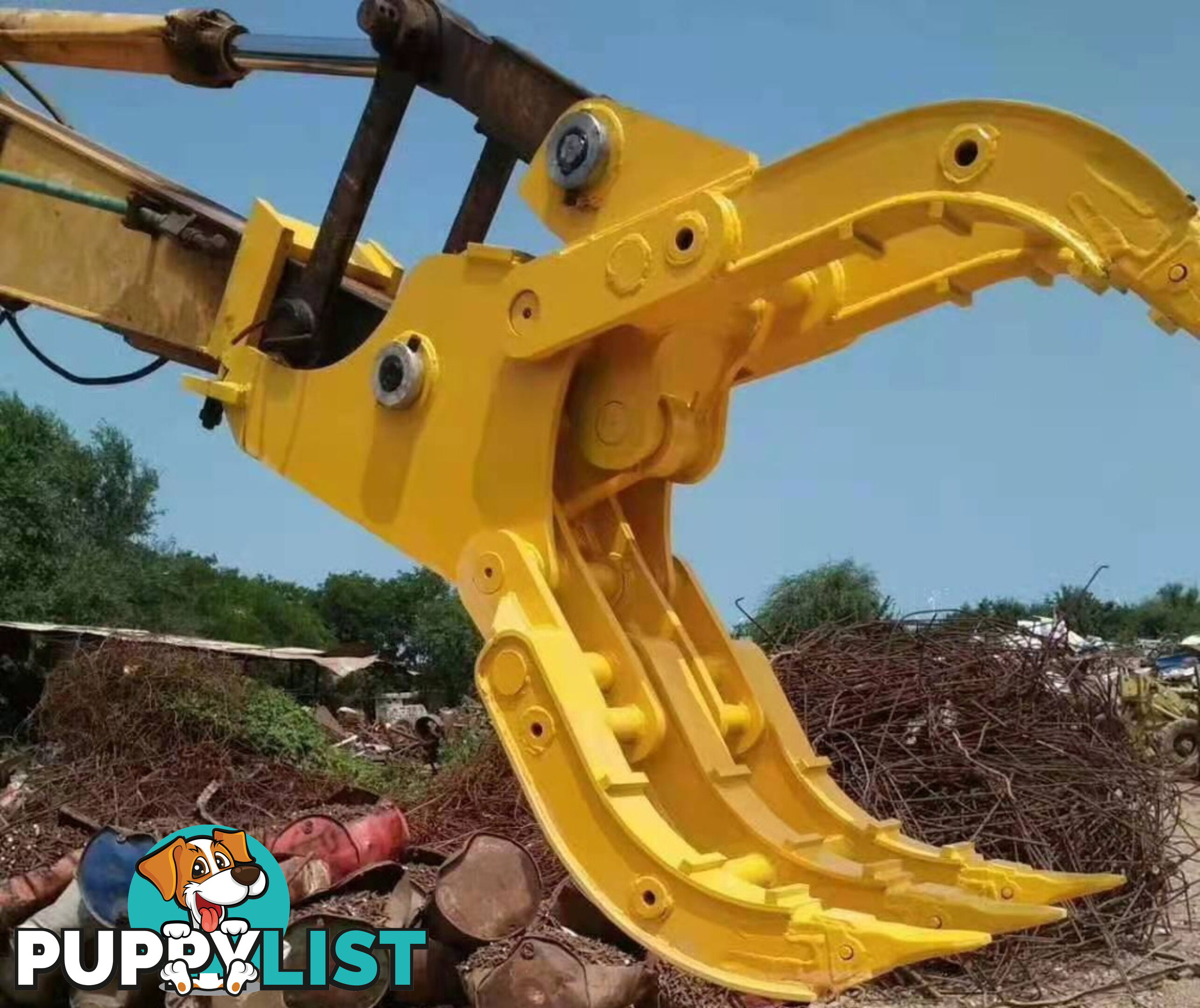 New 8-20 ton (65mm Pin) Excavator 5 Finger Mechanical Grapple Grab