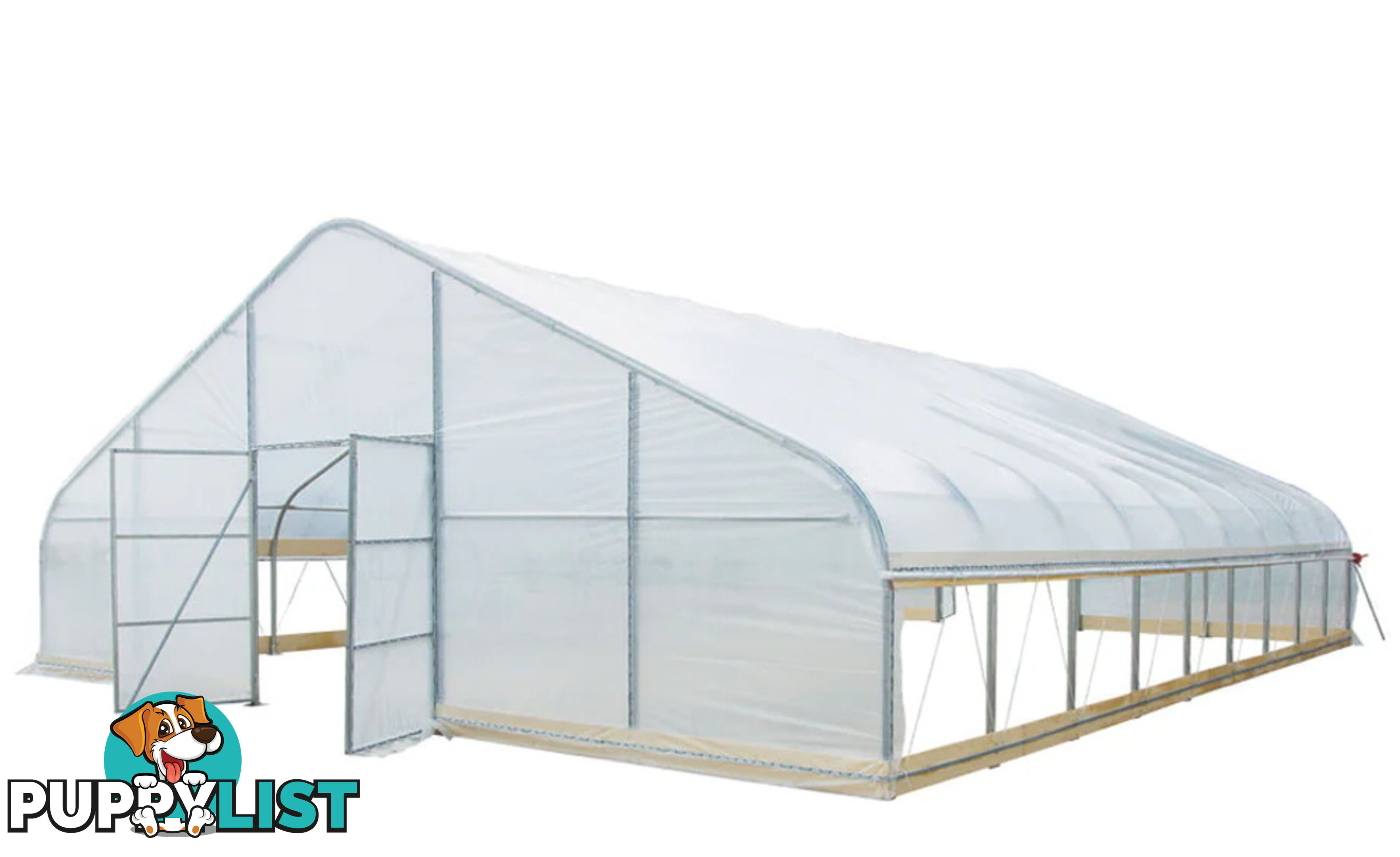 Huge 9.15m x 11.7m (107m2) Greenhouse Tunnel Building Grow Tent