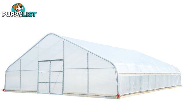 Huge 9.15m x 11.7m (107m2) Greenhouse Tunnel Building Grow Tent