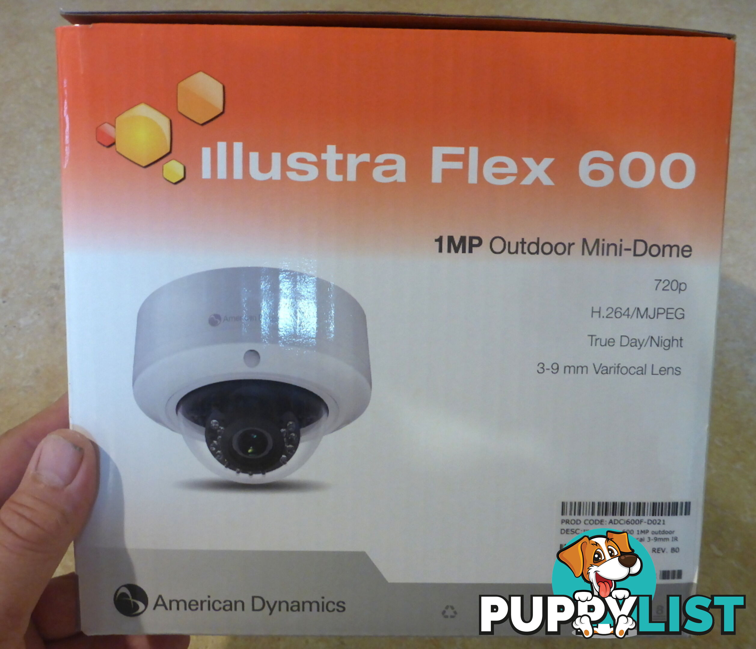 New Tyco / American Dynamics Illustra Flex 600 Mini Dome IP / CCTV Outdoor Security Camera