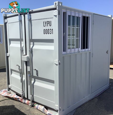 New 8ft Shipping Container with side Door & Window